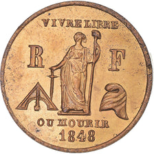 Francia, medaglia, Insurection du 13 Juin, Deuxième République, 1849, SPL-