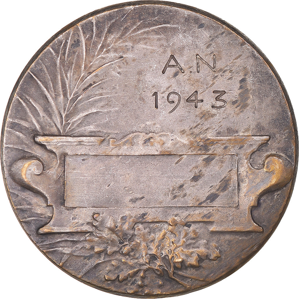 Frankreich, Medaille, Sport, Natation, 1943, S+, Bronze
