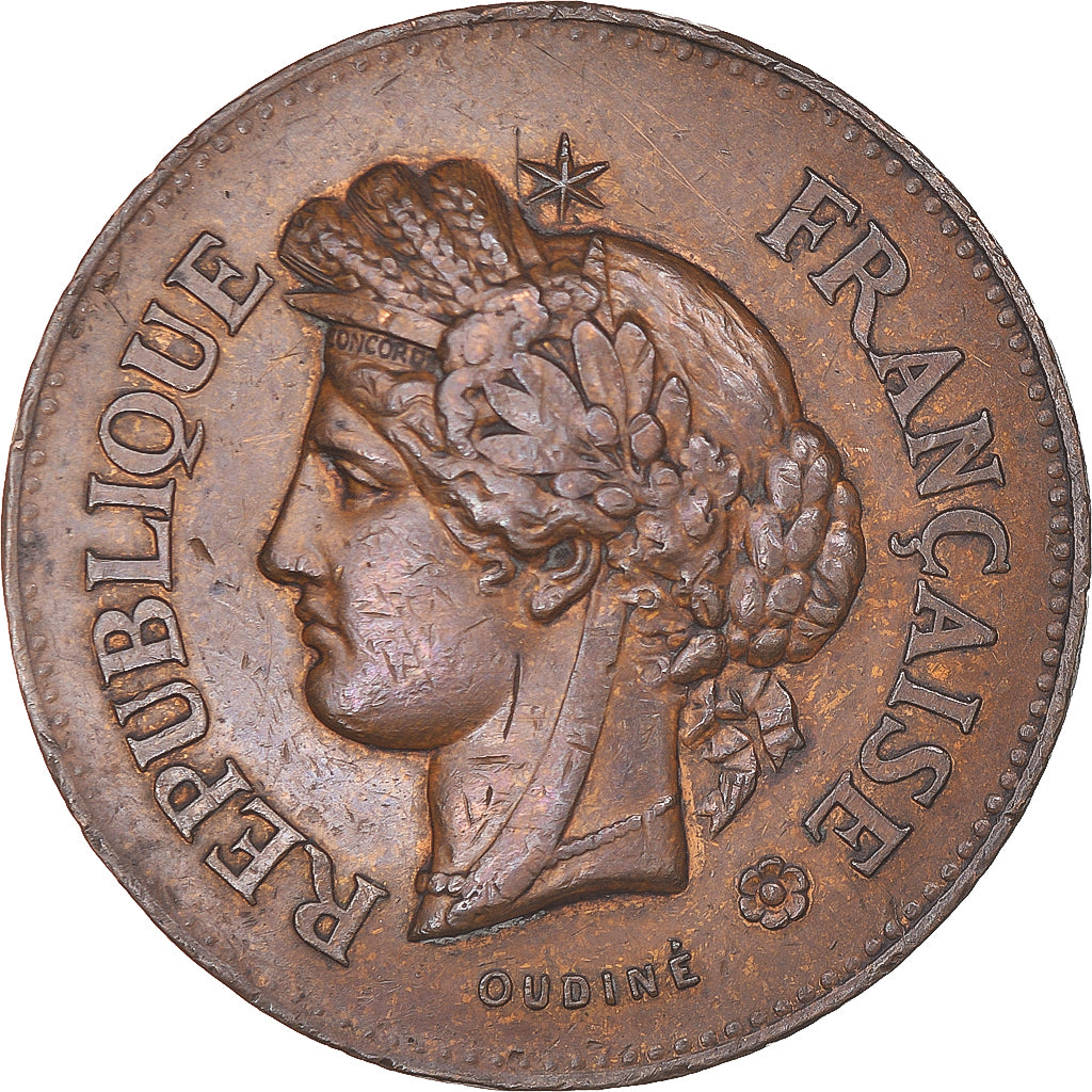 France, Medal, Société de Géographie de l'Ain, Oudiné, EF(40-45), Bronze