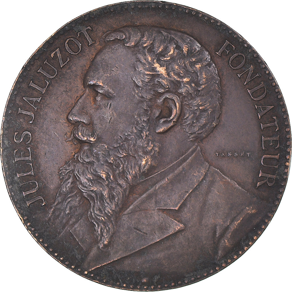 Francia, ficha, Au Printemps, Jules Jaluzot, Paris, 1890, BB, Bronzo