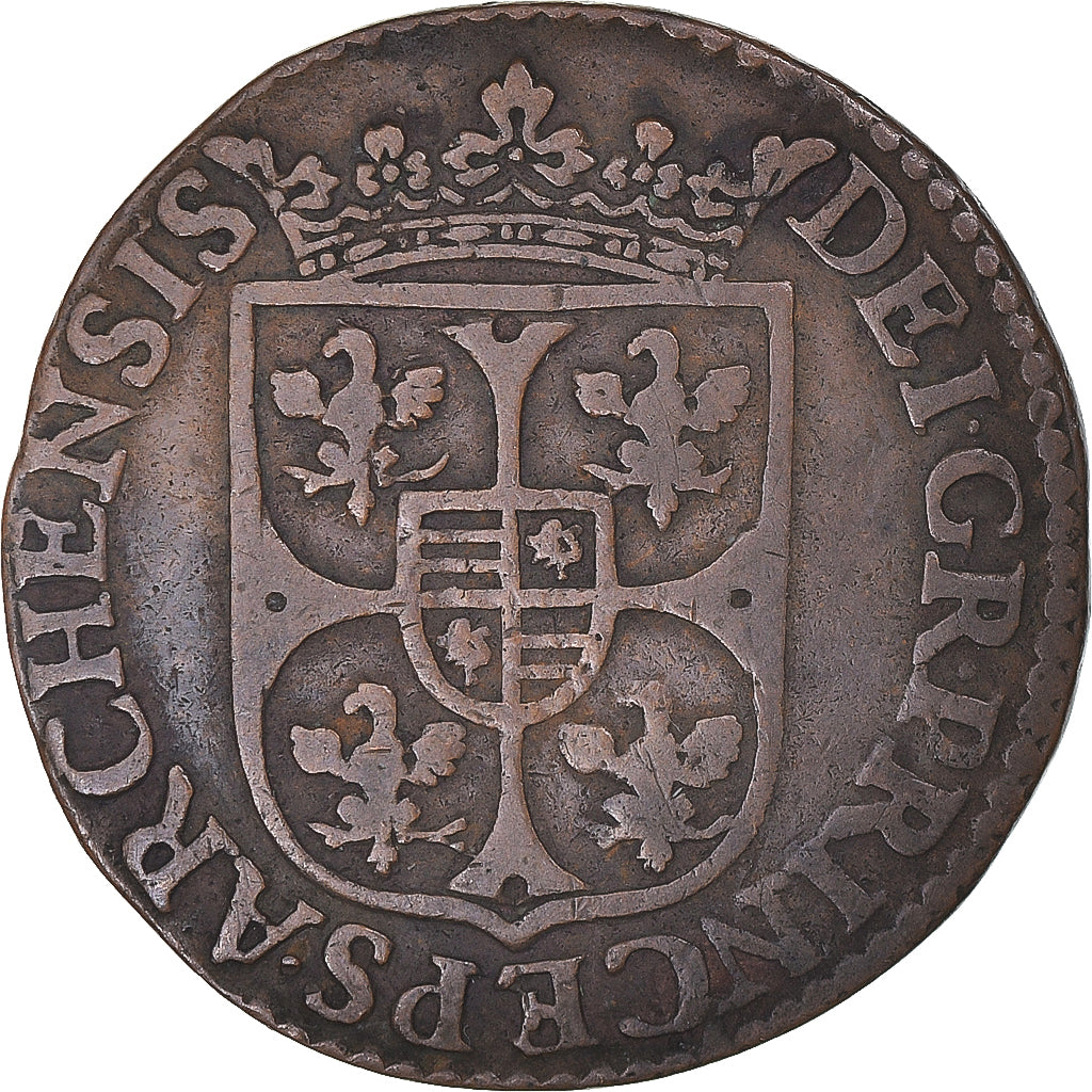 Moeda, França, Principauté d'Arches-Charleville, Charles de Gonzague, Liard