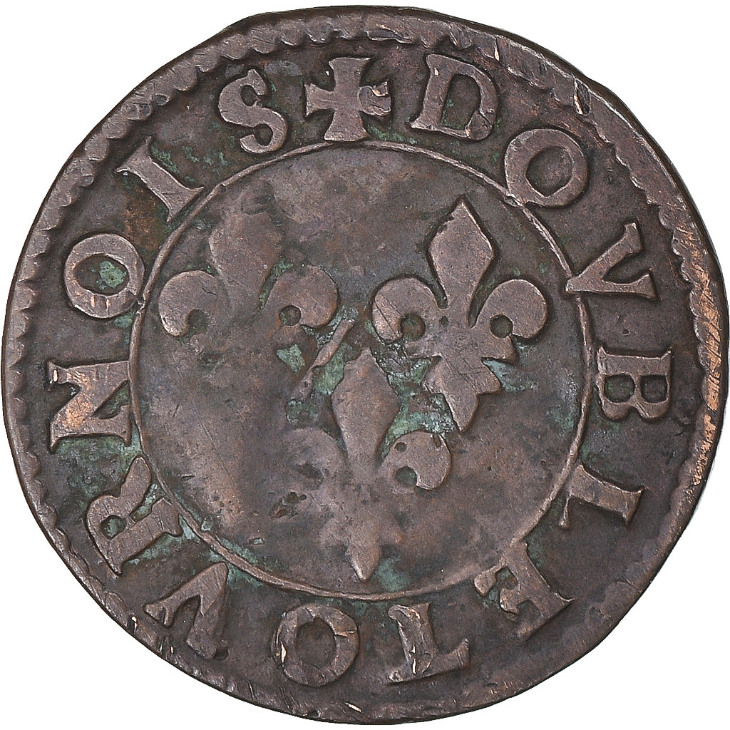 Moeda, França, François de Bourbon-Conti, Double Tournois, Château-Regnault