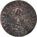 Münze, Frankreich, Henriette de Lorraine, Double Tournois, 1633, SGE+, Kupfer