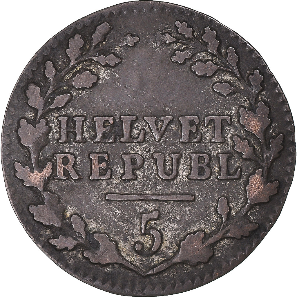 Moneta, Svizzera, 1/2 Batzen, 1799, Bern, BB, Biglione, KM:A6