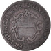 Moneda, CANTONES SUIZOS, Fribourg, 1/2 Batzen, 1752, Fribourg, BC+, Vellón