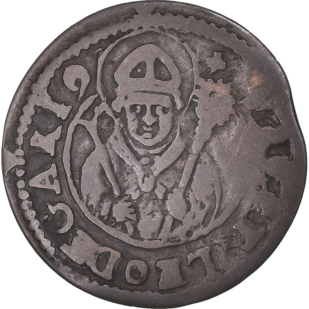 Coin, SWISS CANTONS, Schilling, 1638, Lucerne, VF(30-35), Billon