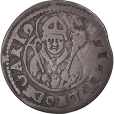 Coin, SWISS CANTONS, Schilling, 1638, Lucerne, VF(30-35), Billon