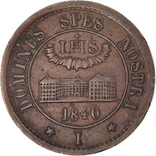 Coin, Switzerland, Pensionnat des Jésuites, Batzen, 1840, Fribourg, AU(50-53)