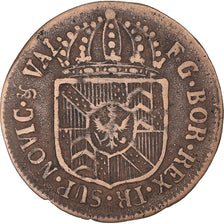 Coin, SWISS CANTONS, NEUCHATEL, 1/2 Batzen, 1790, Neuchatel, EF(40-45), Billon
