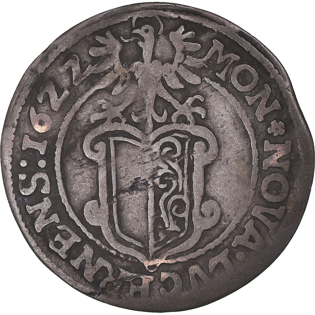 Coin, SWISS CANTONS, Batzen, 1622, Lucerne, VF(30-35), Billon