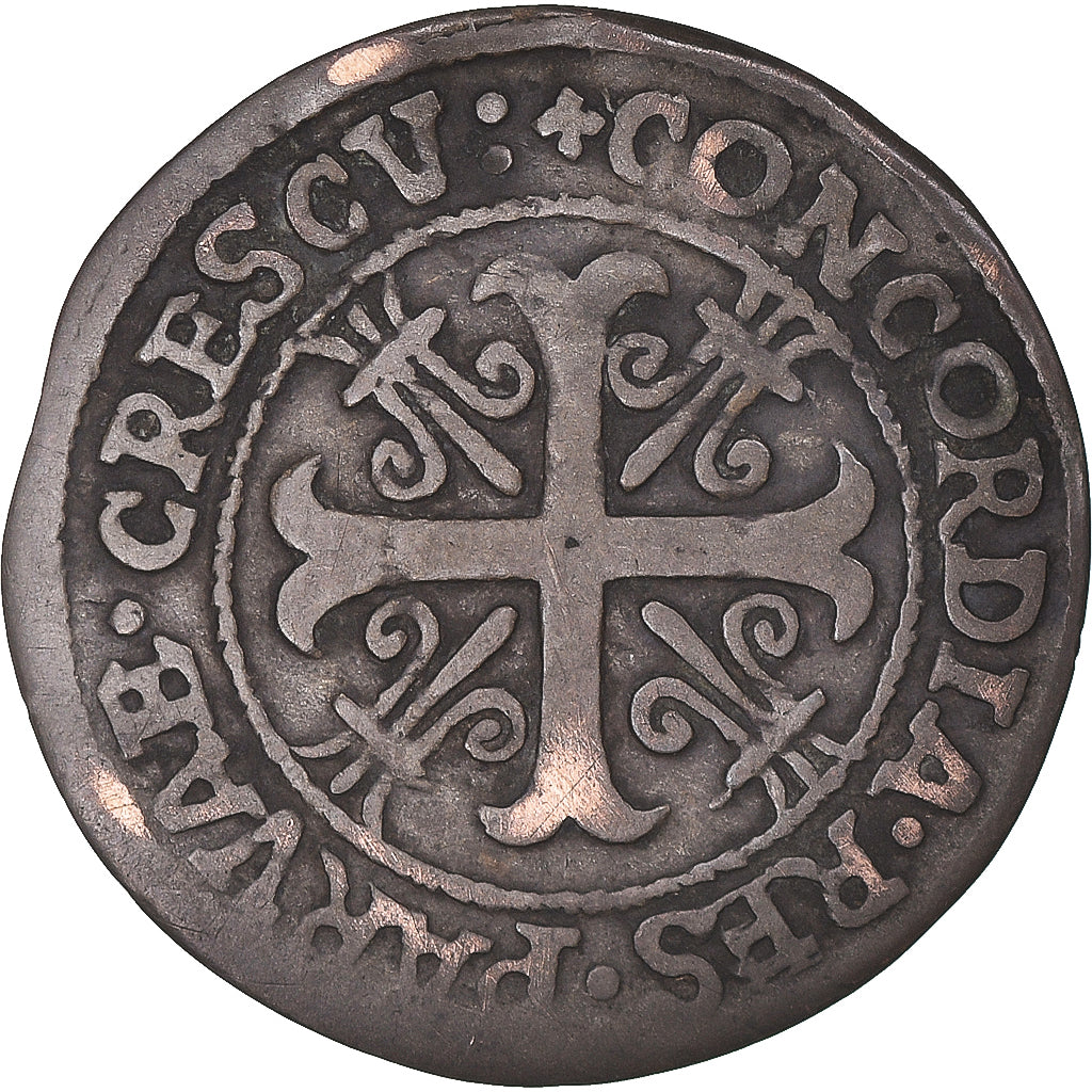 Coin, SWISS CANTONS, Batzen, 1622, Lucerne, VF(30-35), Billon