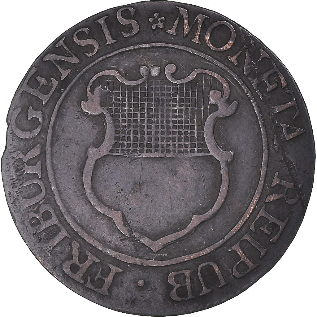 Moneta, CANTONI SVIZZERI, FREIBURG, 2 Kreuzer, 1793, Fribourg, BB, Biglione