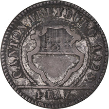 Moneta, CANTONI SVIZZERI, Batzen, 1828, Fribourg, MB+, Biglione