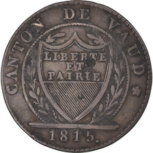 Coin, SWISS CANTONS, VAUD, Batzen, 1815, Lausanne, VF(30-35), Billon