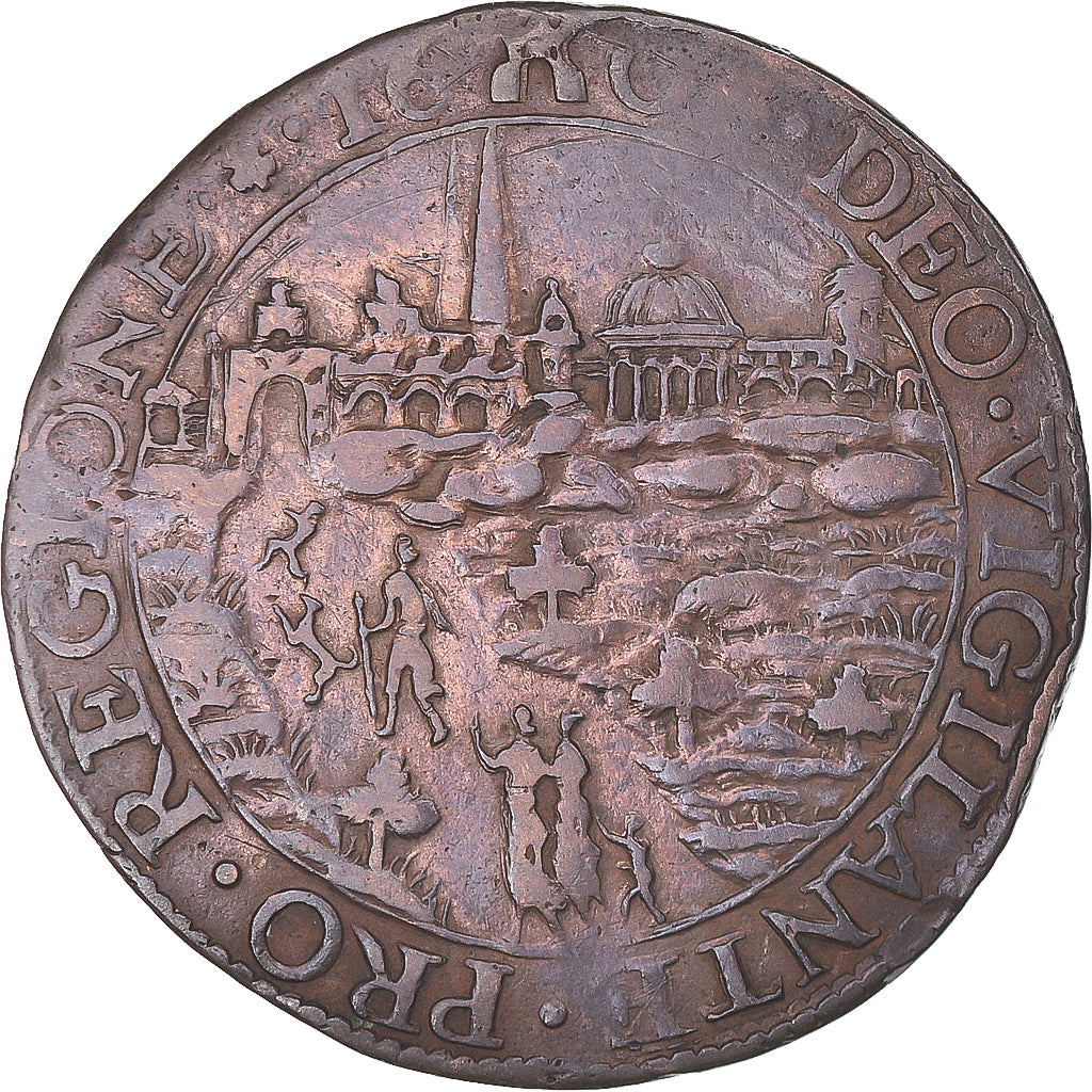 Netherlands, Token, Rekenpenning, History, 1606, Zelandia, EF(40-45), Copper