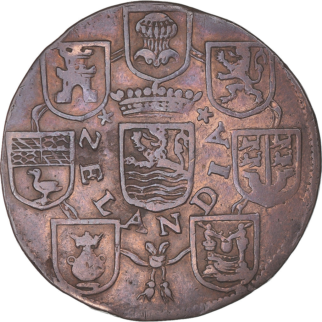Netherlands, Token, Rekenpenning, History, 1606, Zelandia, EF(40-45), Copper
