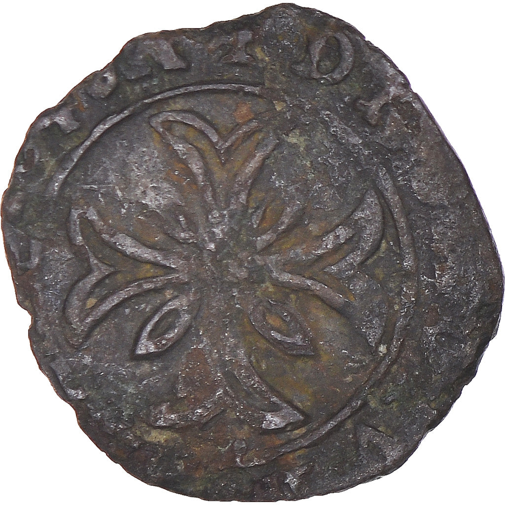 Monnaie, France, DOMBES, Gaston d'Orléans, Liard, Date incertaine, Trévoux