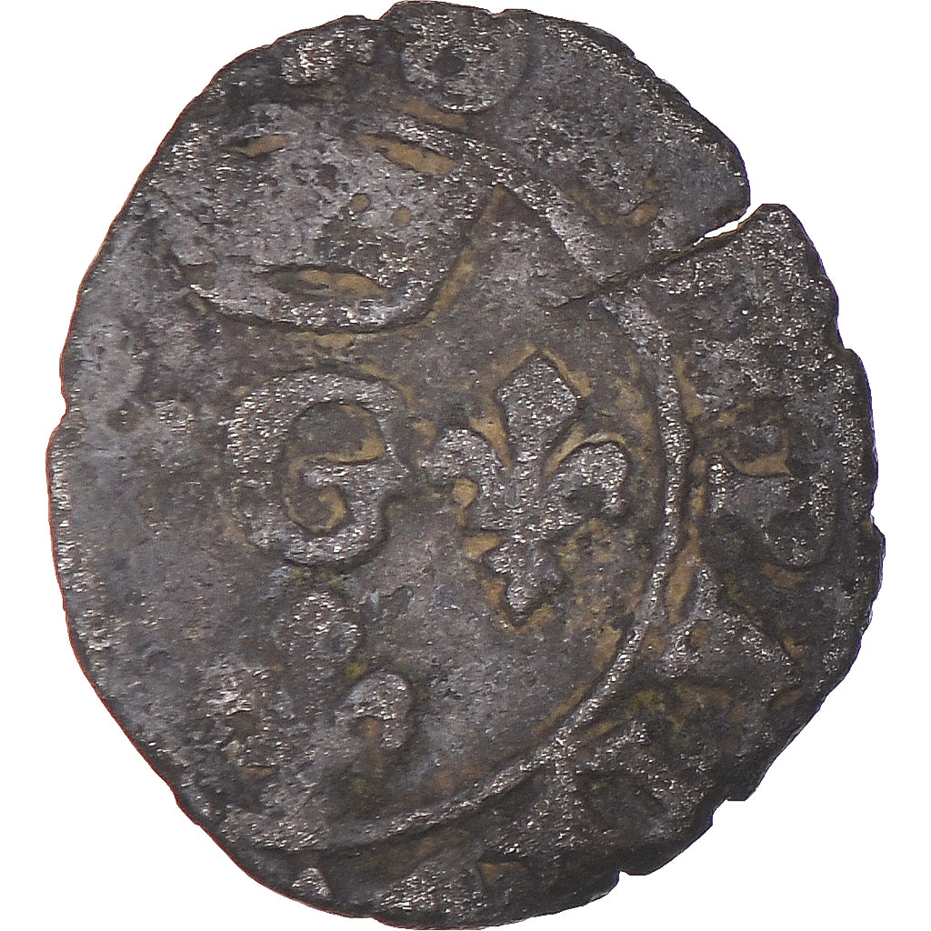 Moneta, Francja, DOMBES, Gaston d'Orléans, Liard, Uncertain date, Trévoux