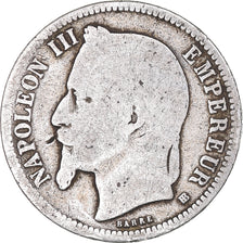 Moneta, Francia, Napoleon III, Napoléon III, Franc, 1869, Strasbourg, B+