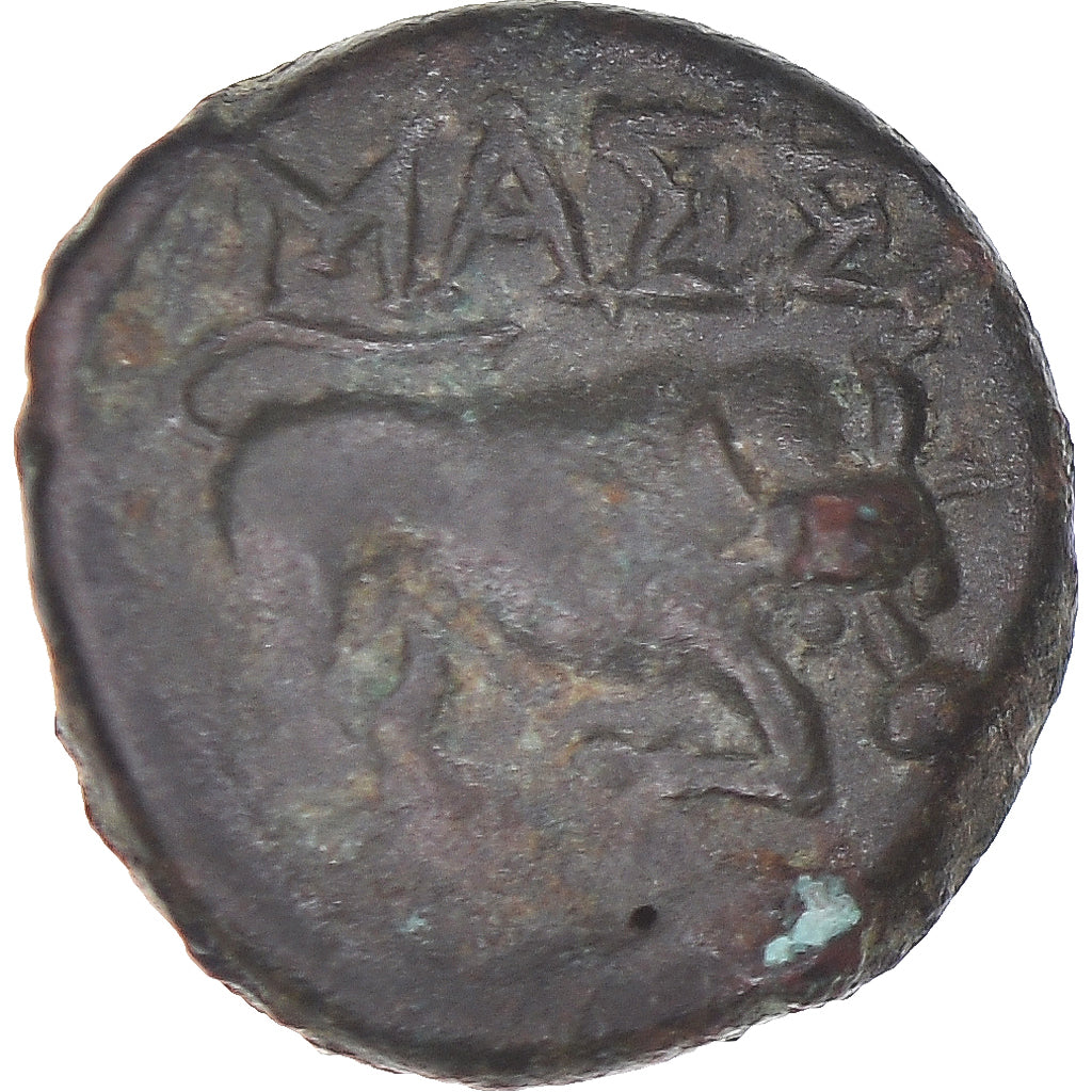 Coin, Massalia, Bronze au taureau, c. 121-49 AC., Marseille, VF(20-25), Bronze