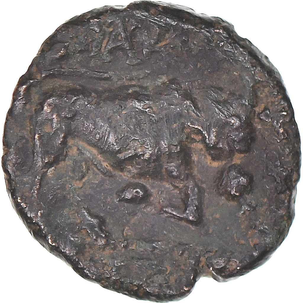 Moeda, Massalia, Bronze au taureau, c. 121-49 AC., Marseille, VF(20-25), Bronze