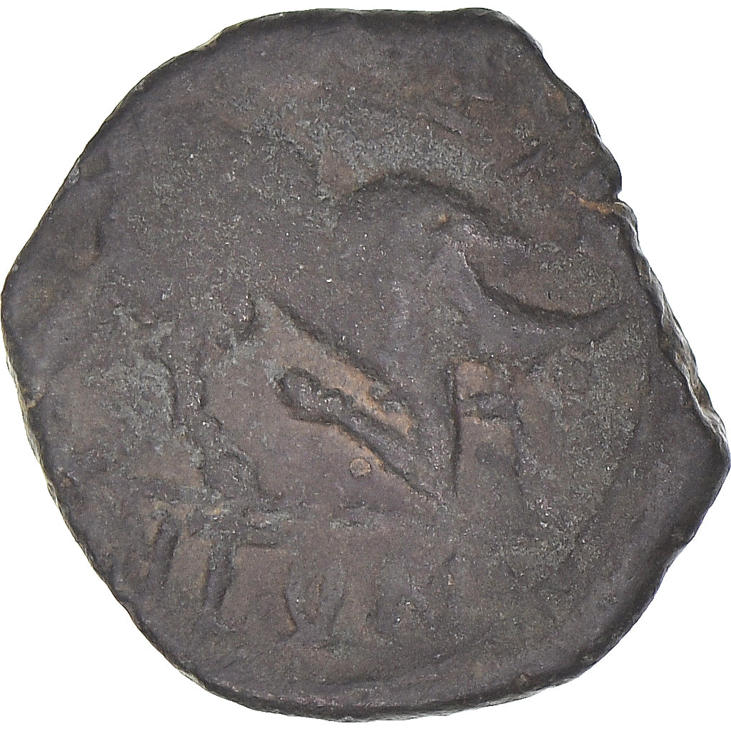 Moneda, Massalia, Bronze au taureau, c. 121-49 AC., Marseille, BC+, Bronce