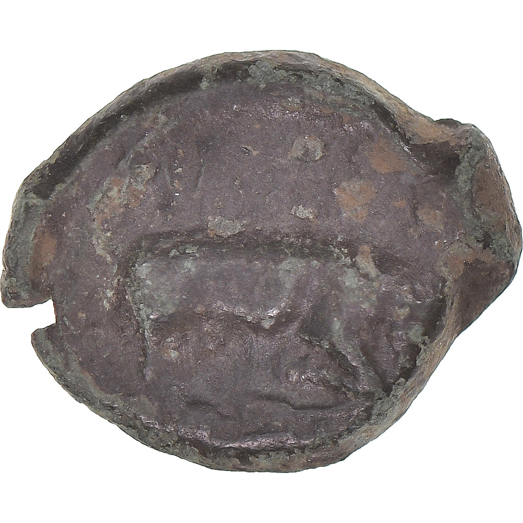 Coin, Massalia, Bronze au taureau, c. 121-49 AC., Marseille, VF(20-25), Bronze