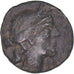 Münze, Massalia, Bronze au taureau, c. 121-49 AC., Marseille, S+, Bronze