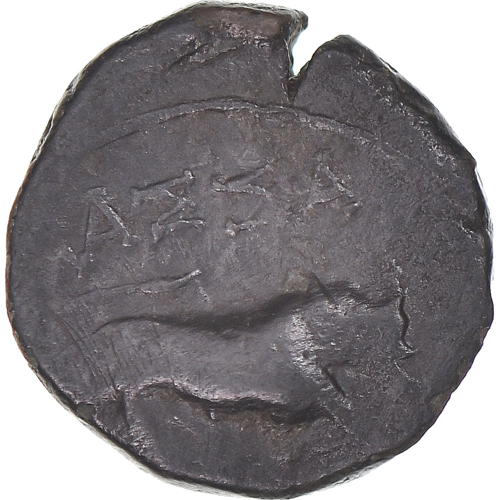 Coin, Massalia, Bronze au taureau, c. 121-49 AC., Marseille, AU(50-53), Bronze