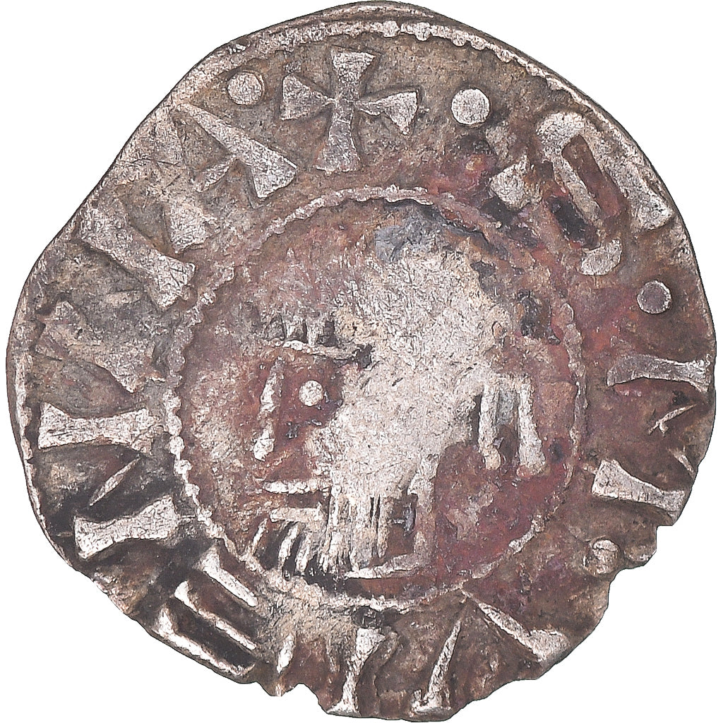Coin, France, Dauphiné, Anonymous, Archevêché de Vienne, Denarius, Vienne