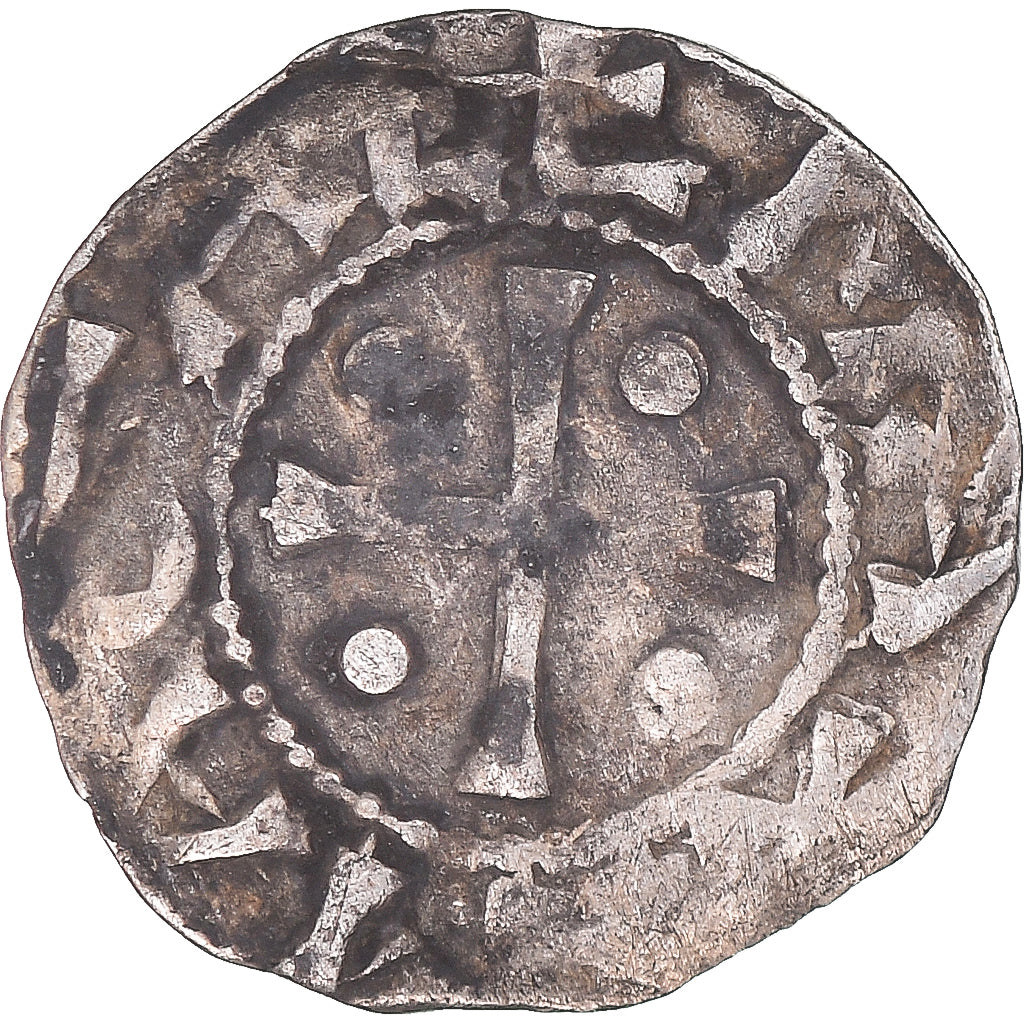 Moneta, Francja, Dauphiné, Anonymous, Archevêché de Vienne, Denarius, Vienne