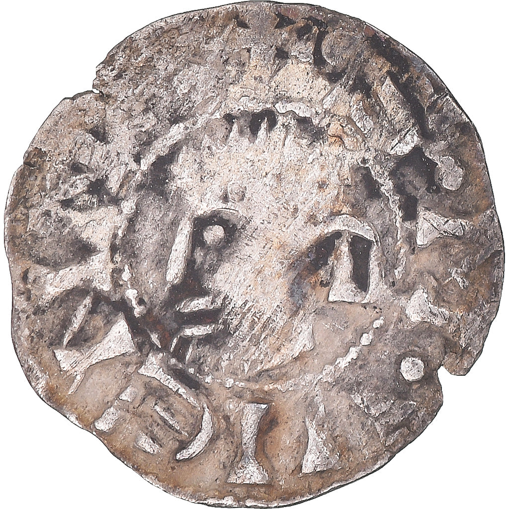 Moeda, França, Dauphiné, Anonymous, Archevêché de Vienne, Denarius, Vienne