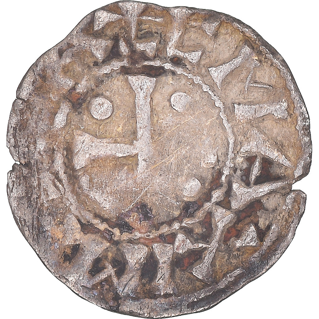 Moeda, França, Dauphiné, Anonymous, Archevêché de Vienne, Denarius, Vienne