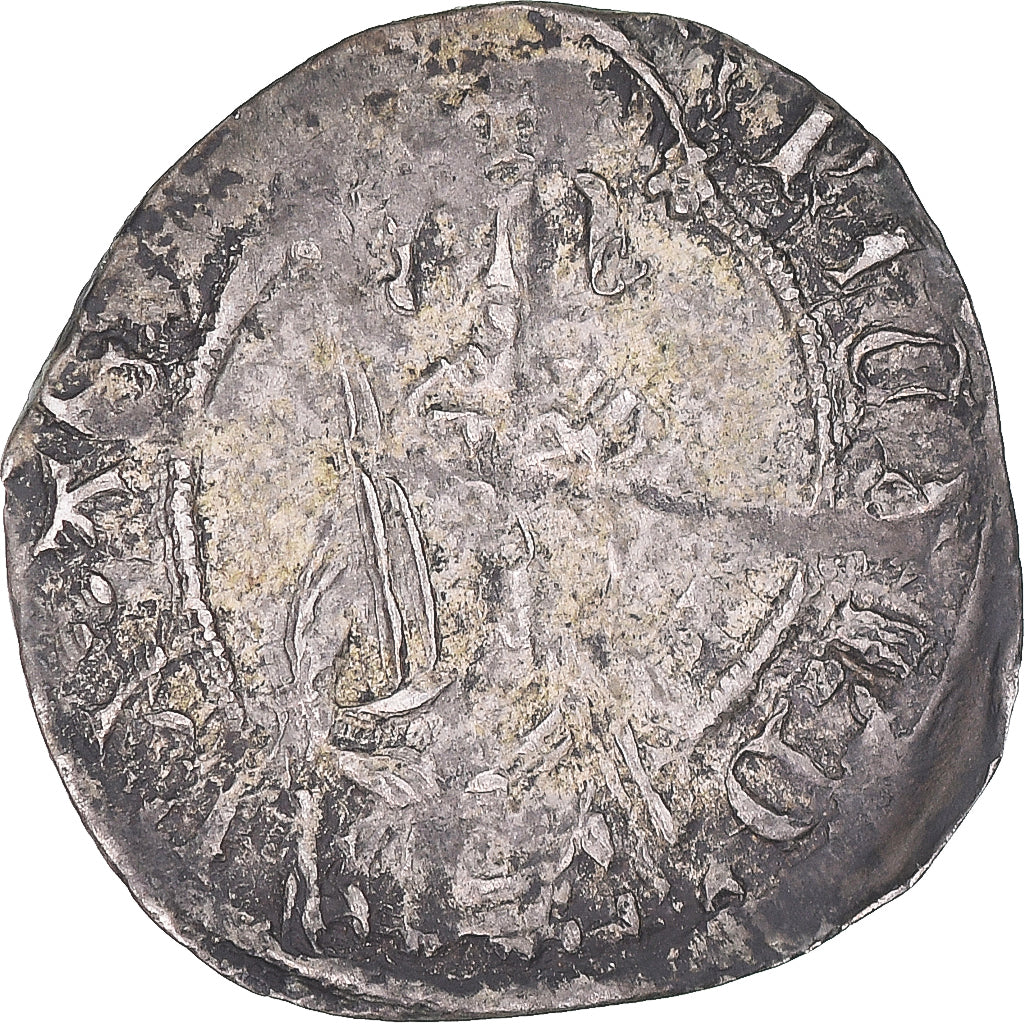 Monnaie, France, Aquitaine, Richard II, Hardi, Atelier incertain, TTB, Argent