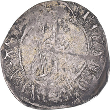 Monnaie, France, Aquitaine, Richard II, Hardi, Atelier incertain, TTB, Argent