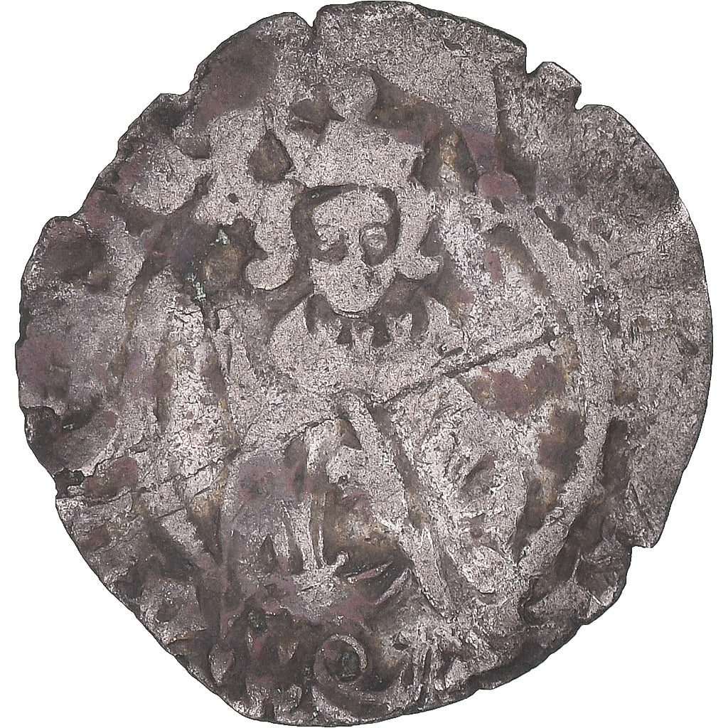 Coin, France, Aquitaine, Edouard le Prince Noir, Hardi, La Rochelle, VF(20-25)