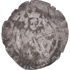 Coin, France, Aquitaine, Edouard le Prince Noir, Hardi, La Rochelle, VF(20-25)