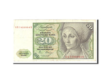 Banknote, GERMANY - FEDERAL REPUBLIC, 20 Deutsche Mark, 1980, 1980-01-02