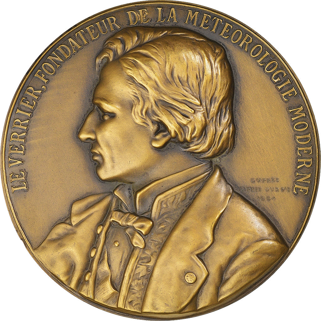 Francja, medal, Le Verrier, Fondateur de la Météorologie Moderne, Nauka i