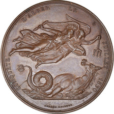 France, Medal, Algérie, conquête d'Alger, le comte de Bourmont, général