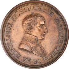 France, Medal, Napoléon Bonaparte, Paix de Luneville, Consulat, History, An IX
