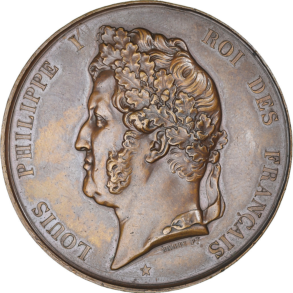 France, Médaille, Louis-Philippe Ier, Pose de la Première Pierre du Pont