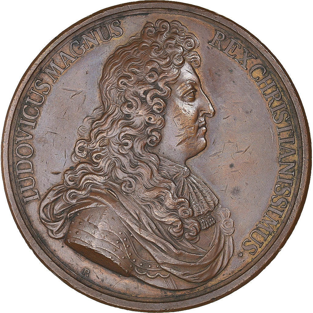 France, Médaille, Louis XIV, Renouvellement de l'Alliance avec les Suisses
