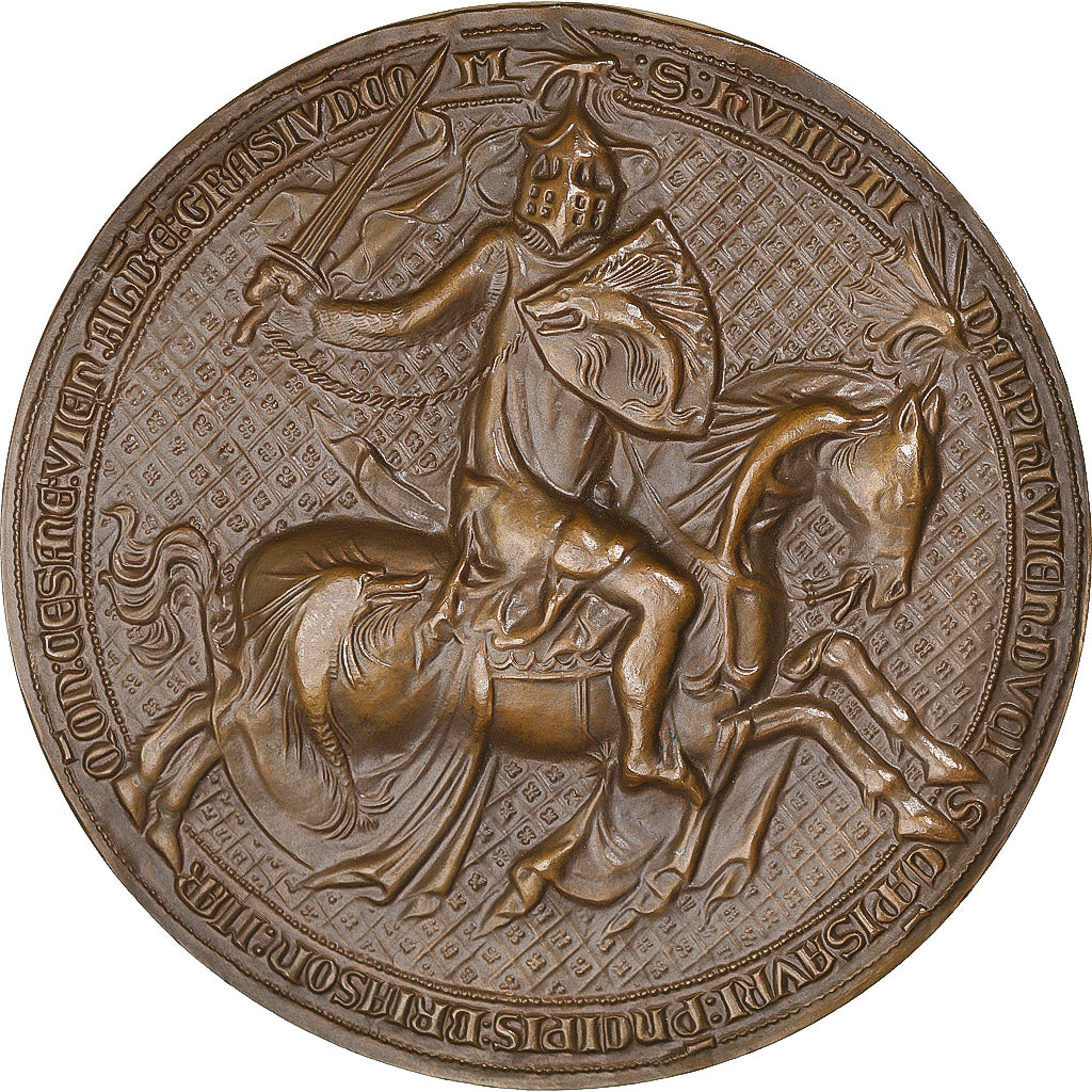 Francia, medalla, Reproduction, Sceau de Grenoble et du Dauphiné, History