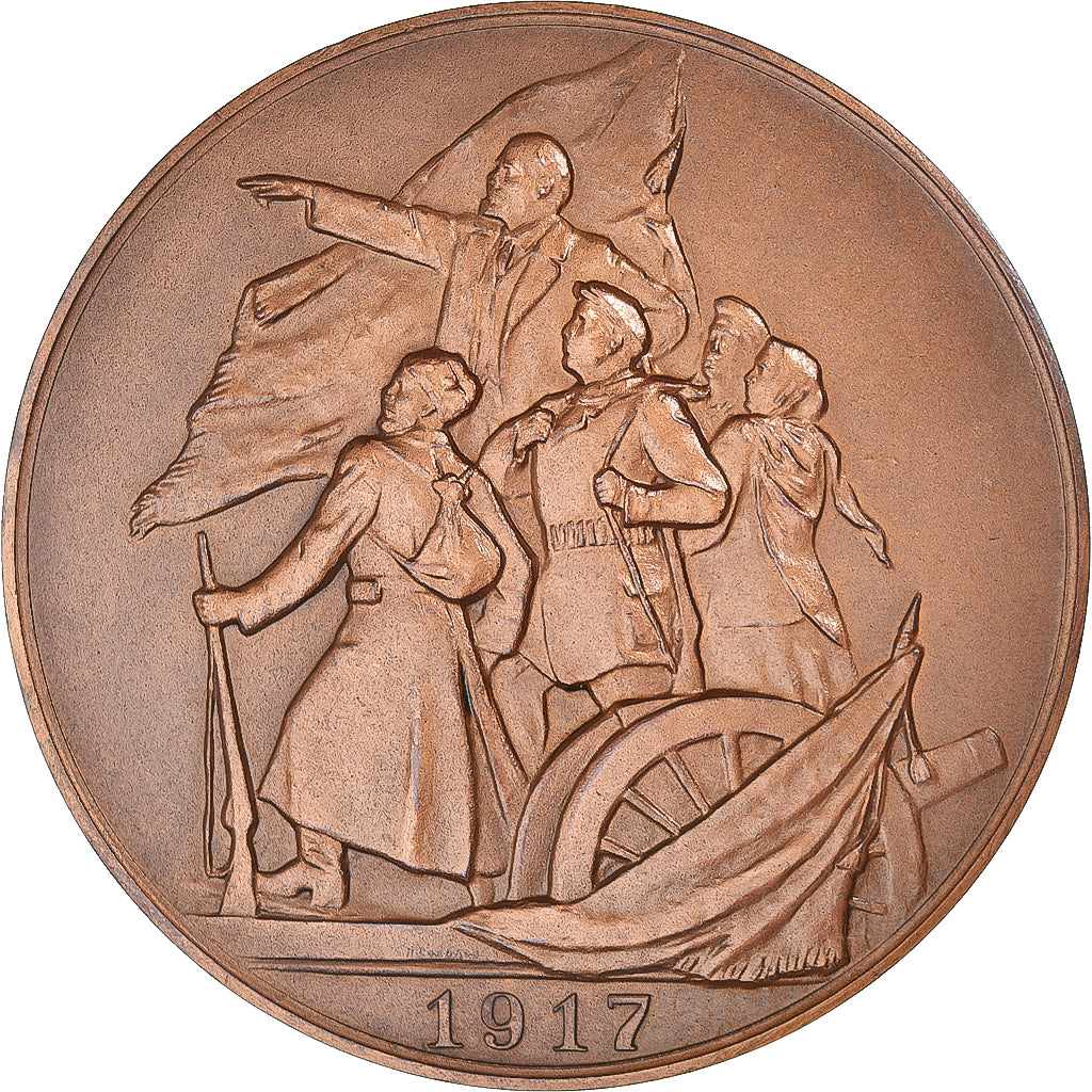 Russia, Medal, 40ème Anniversaire de la Révolution Russe, History, 1957