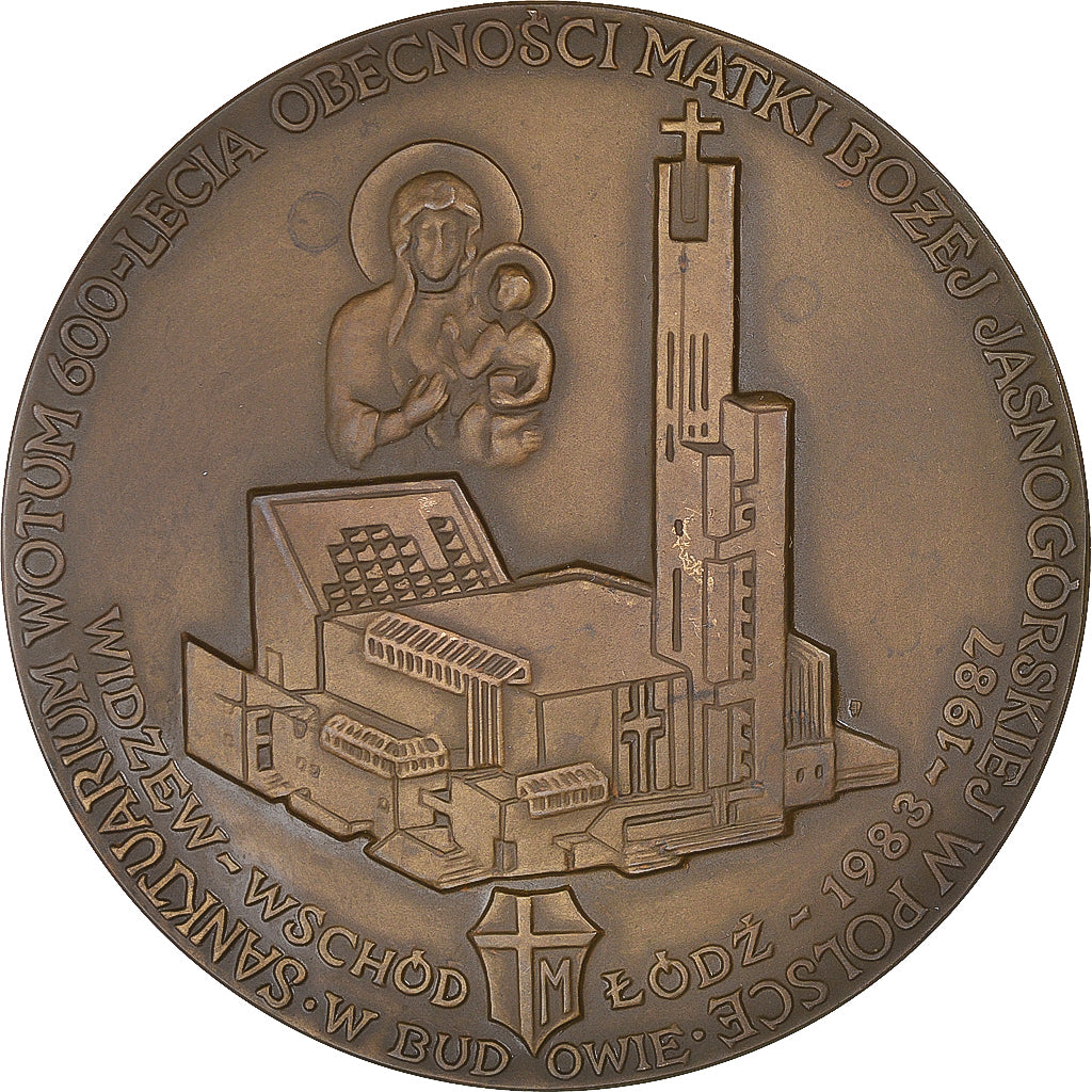 Polen, Medaille, Congrès Eucharistique de Lodz, Jean-Paul II, Religions &
