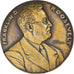 França, medalha, Franklin Roosevelt, Politics, 1933, Mouroux, AU(50-53), Bronze