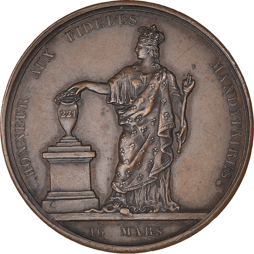 Frankreich, Medaille, Charles X, Aux Electeurs Constitutionnels, History, 1830