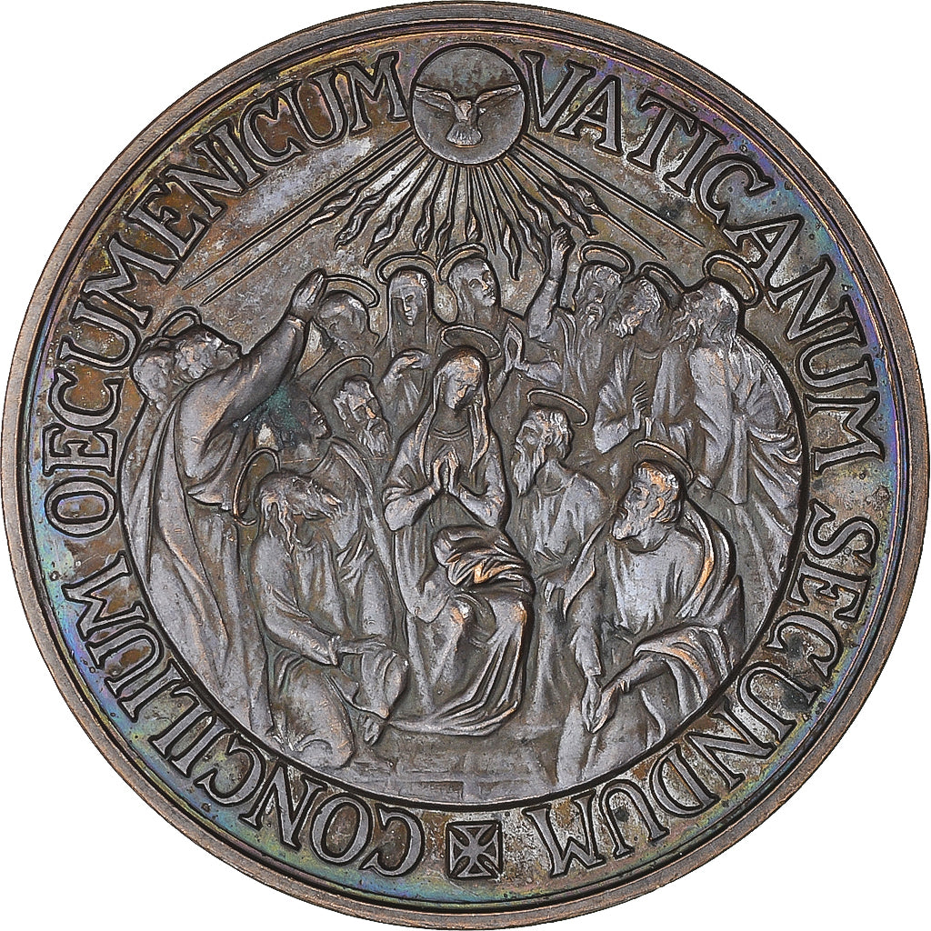 Vaticano, medalha, Le Pape Jean XXIII, Crenças e religiões, Modugno
