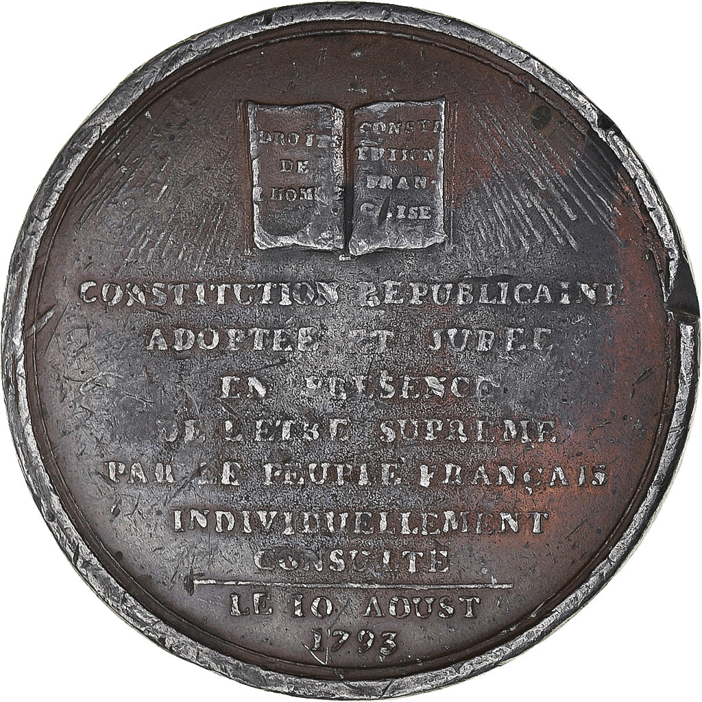 France, Medal, La Convention, Acceptation de la Constitution, Paris, History